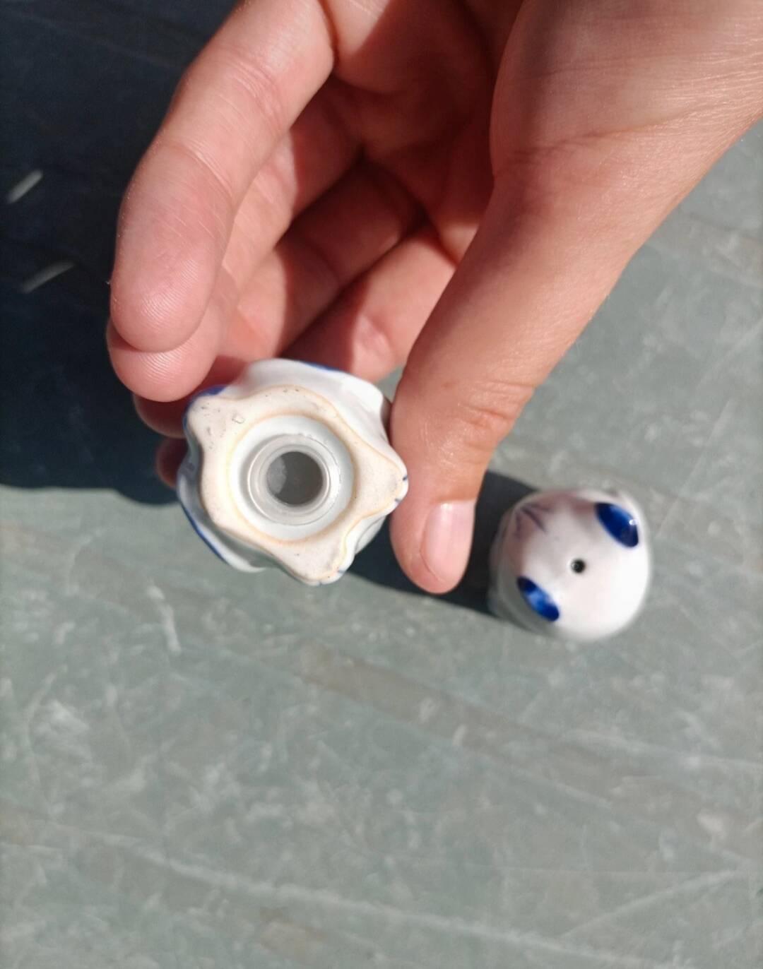 Ceramic Salt and Pepper Shaker Owls