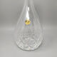 Carafe et verres en cristal elegant italian mid century des années 1960 avec 6 verres en cristal