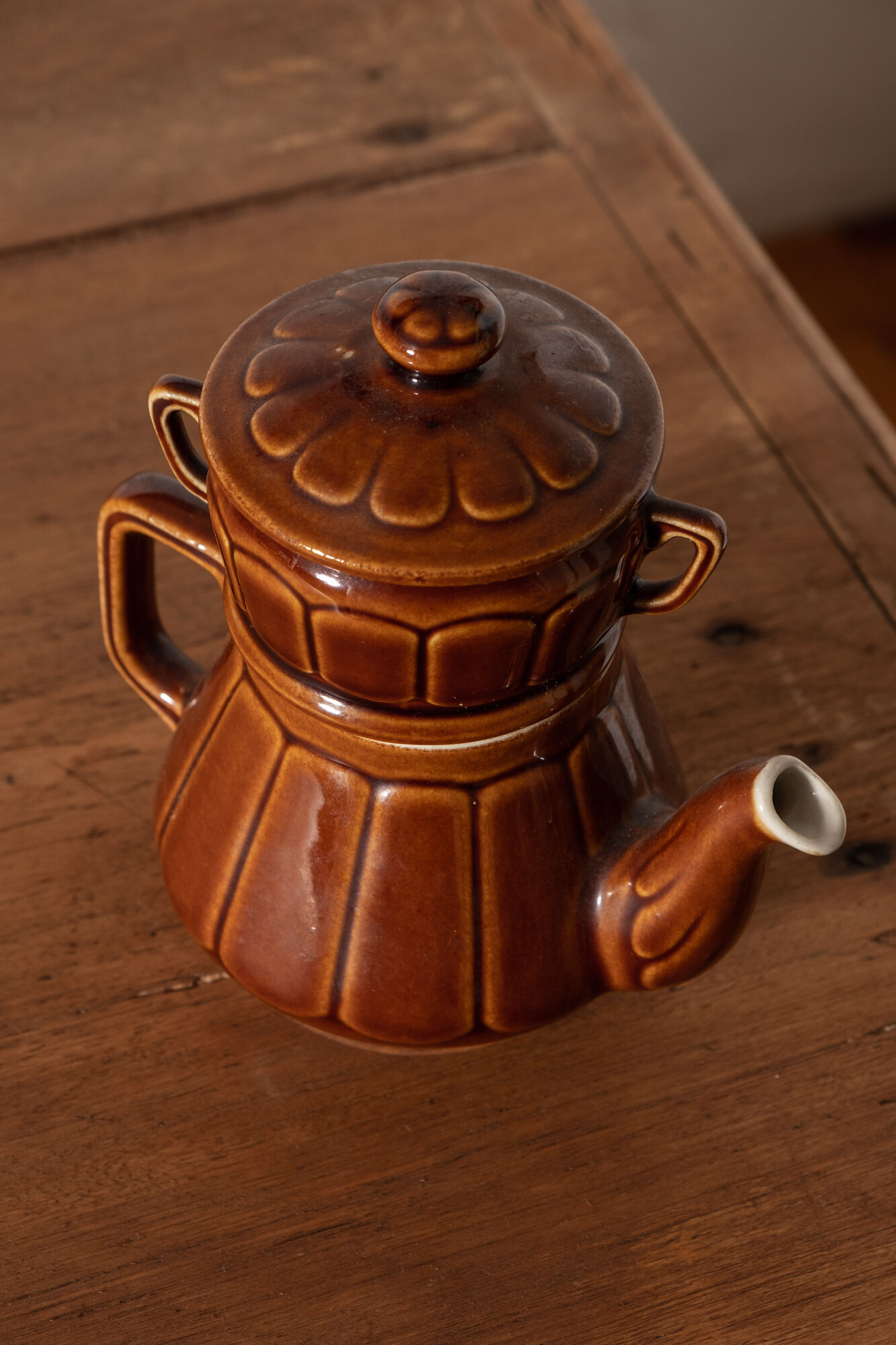 vintage ceramic coffee maker
