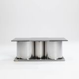 Table basse et bar futuristes par Ludovico Acerbis pour Domustil, Italie, 19