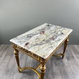 Louis XVI Style Console Table with Marble Top, 19th Century