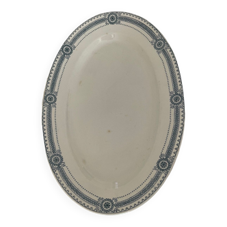 Sarreguemines U&C oval dish