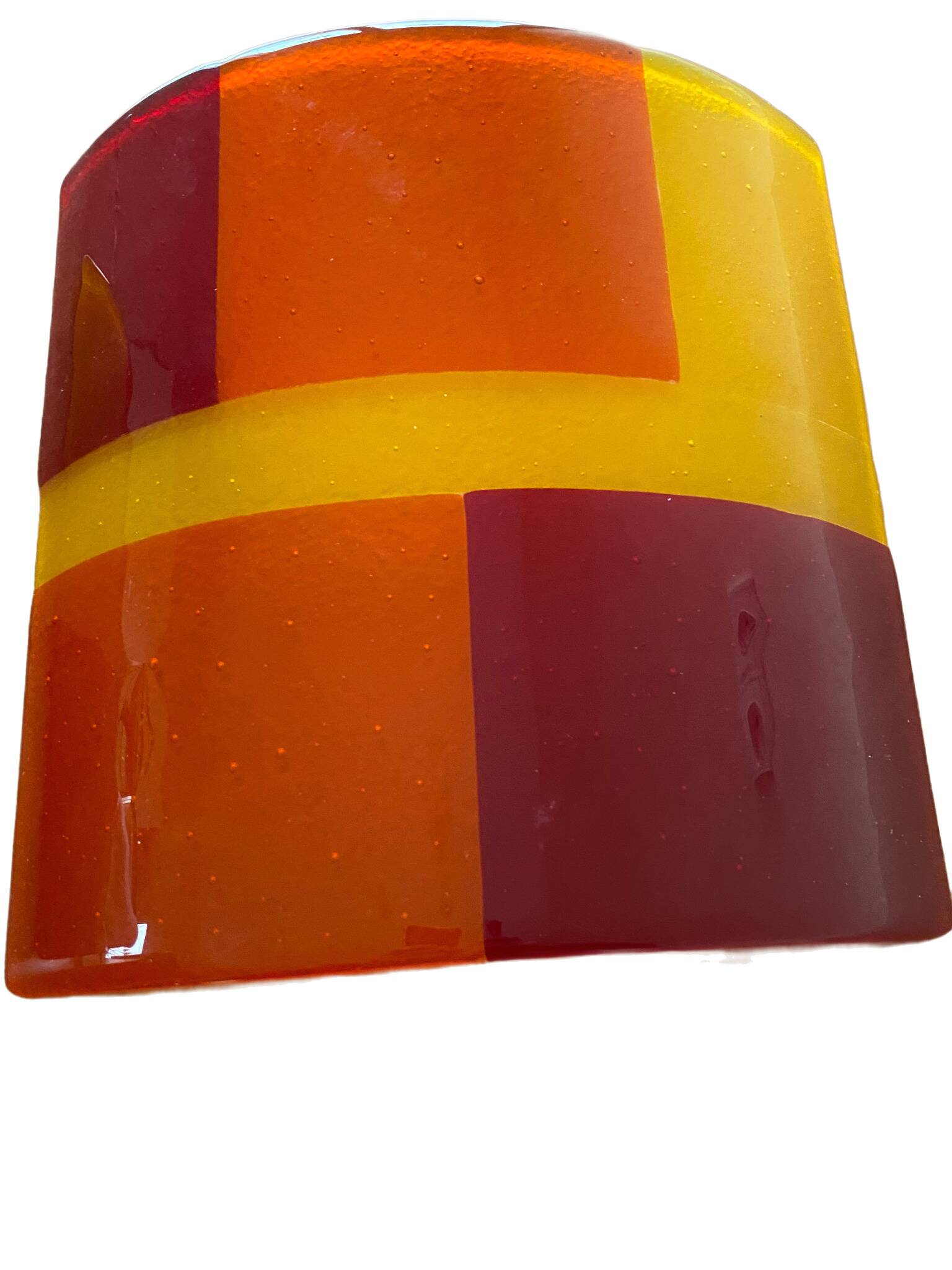 Pair of Italian wall lights in Murano glass from the 1980s.