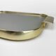 Vintage top in brass and aluminum sheet diamond tip