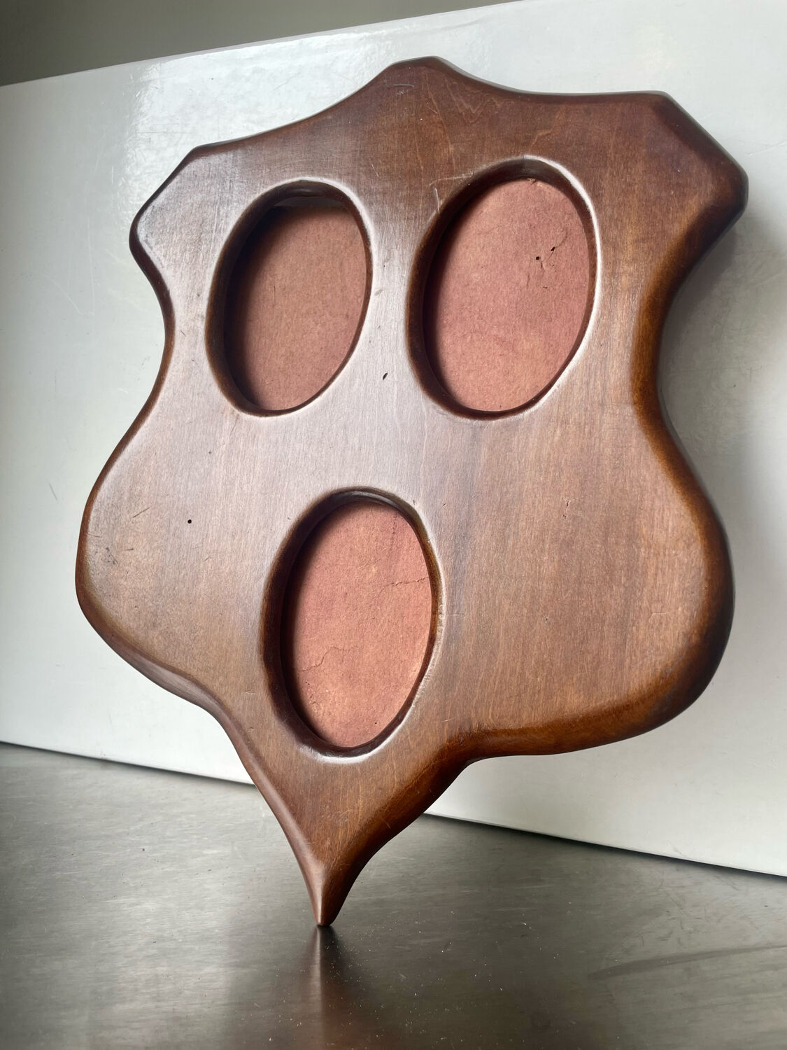 Art nouveau mahogany picture frame