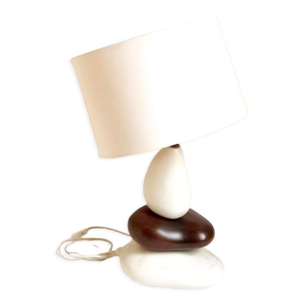 Lampe galets de François Châtain 1970 | Selency