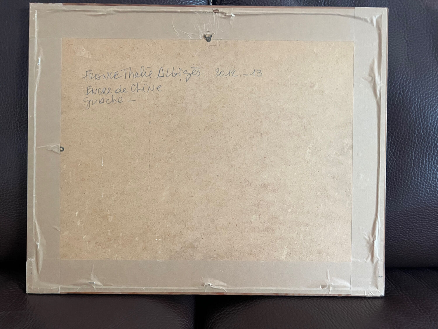 Painting nude woman lying down