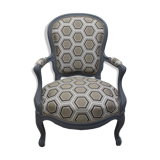 Chair type voltaire graphic patterns