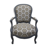 Chair type voltaire graphic patterns