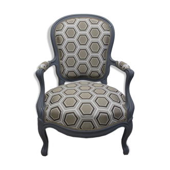 Chair type voltaire graphic patterns