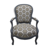 Chair type voltaire graphic patterns