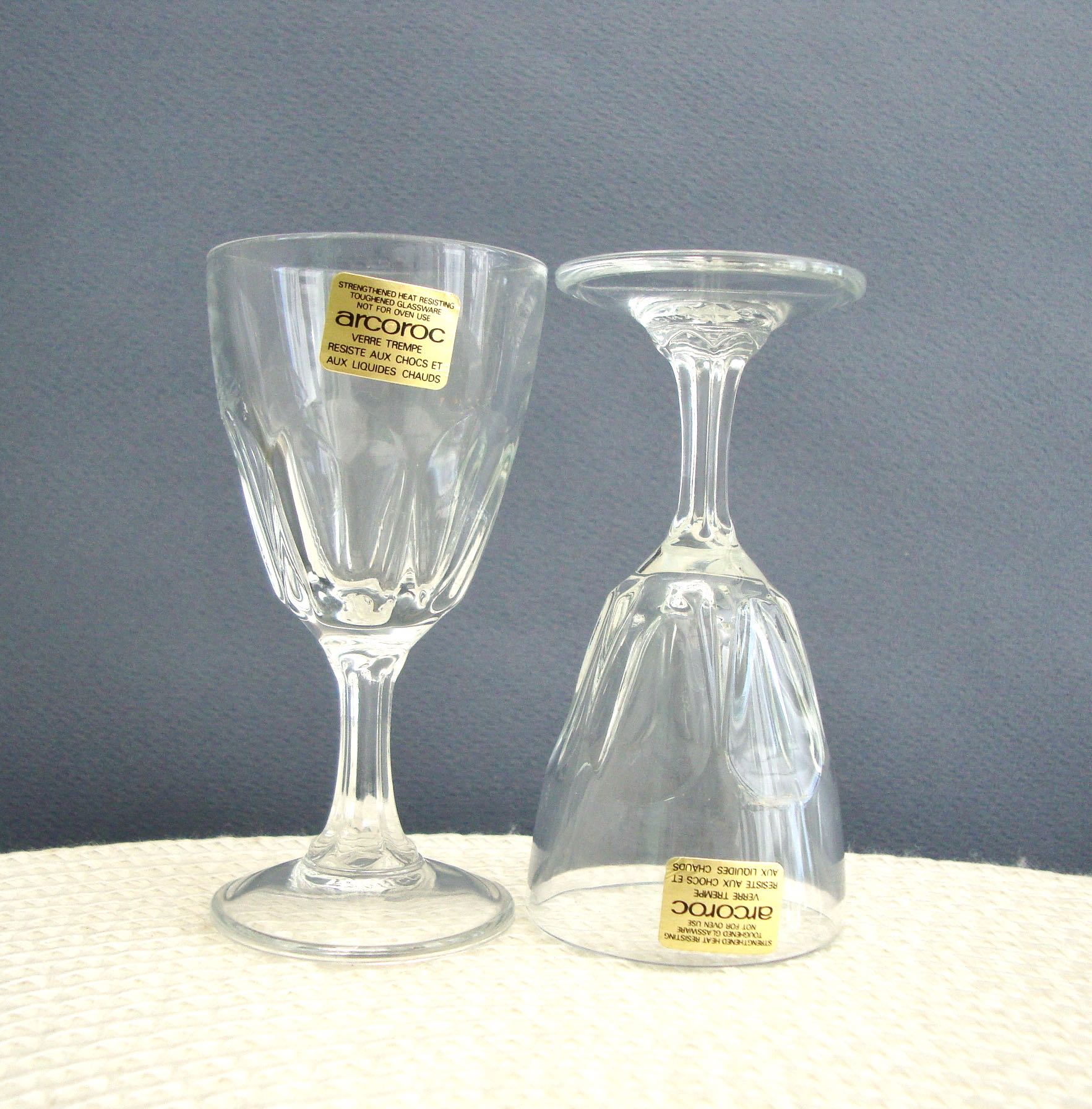Suite de 6 verres Arcoroc