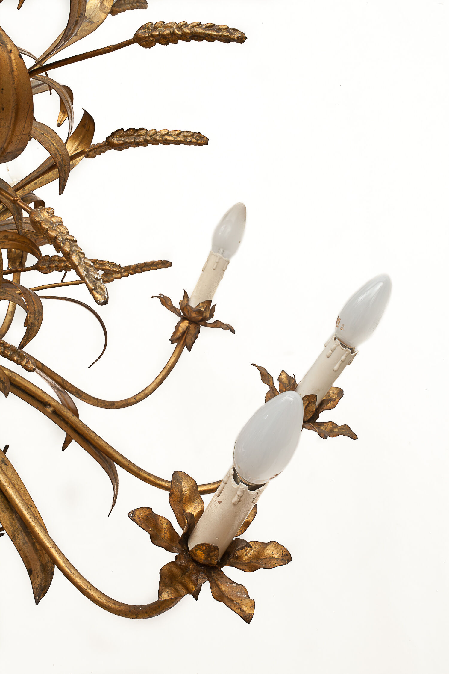 Chandelier sheaf of wheat 10 fires by Hans Kogl