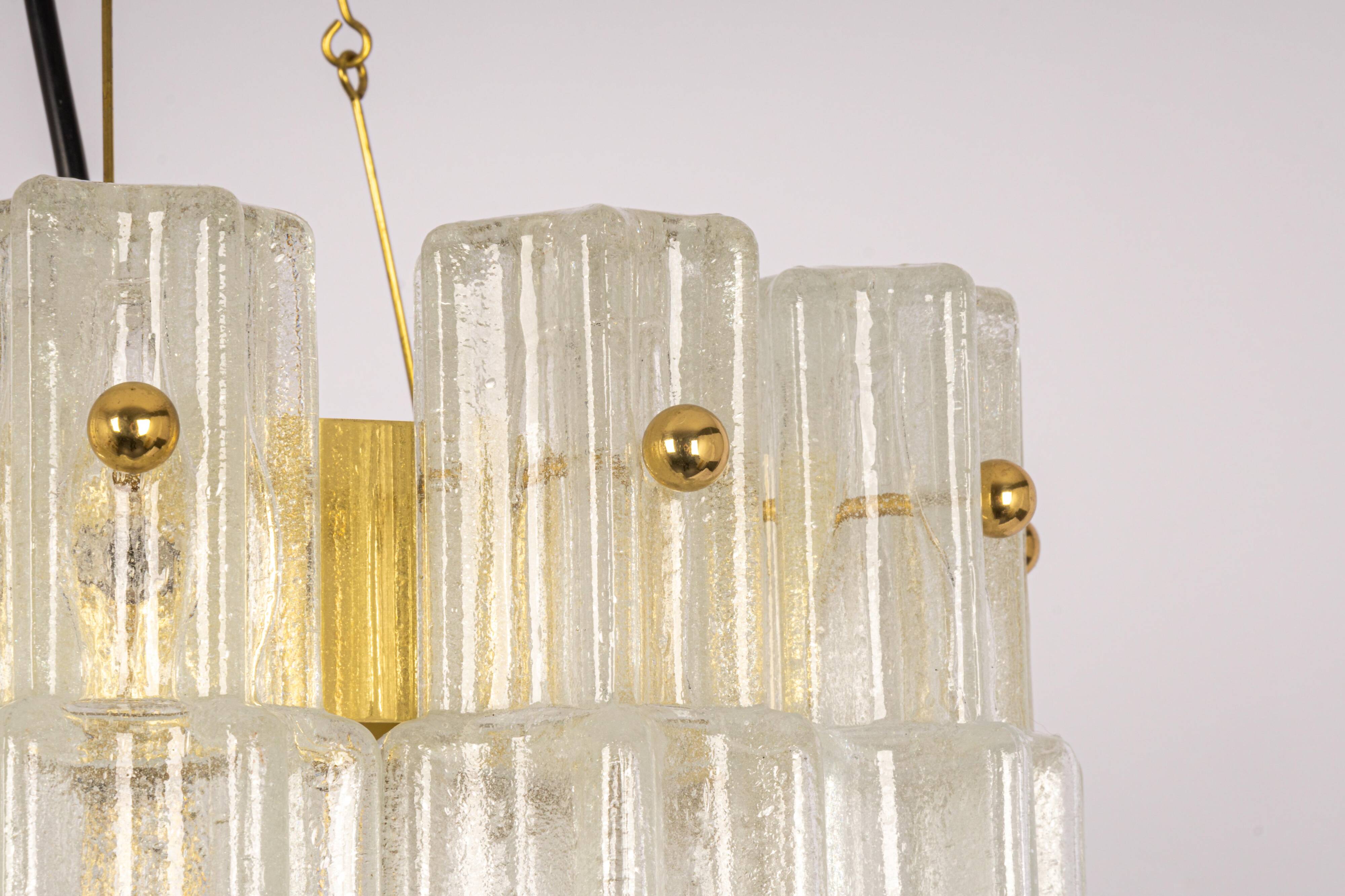 Suspension en Verre Limburg, Allemagne, Années 1970