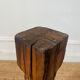 Solid wood press screw seat