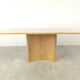 Vintage travertine dining table, 1970s