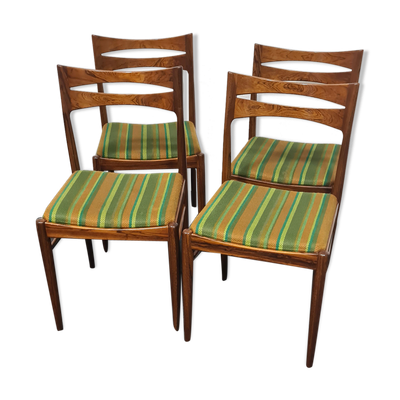 Chaises à manger en palissandre
