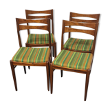 Chaises à manger en palissandre