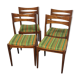 Chaises à manger en palissandre