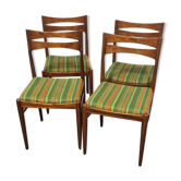 Chaises à manger en palissandre