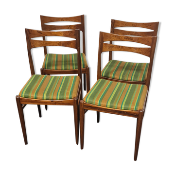 Chaises à manger en palissandre