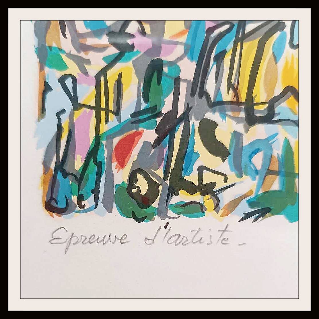 Proof by the artist Ben Bella - Painting - Abstract painting