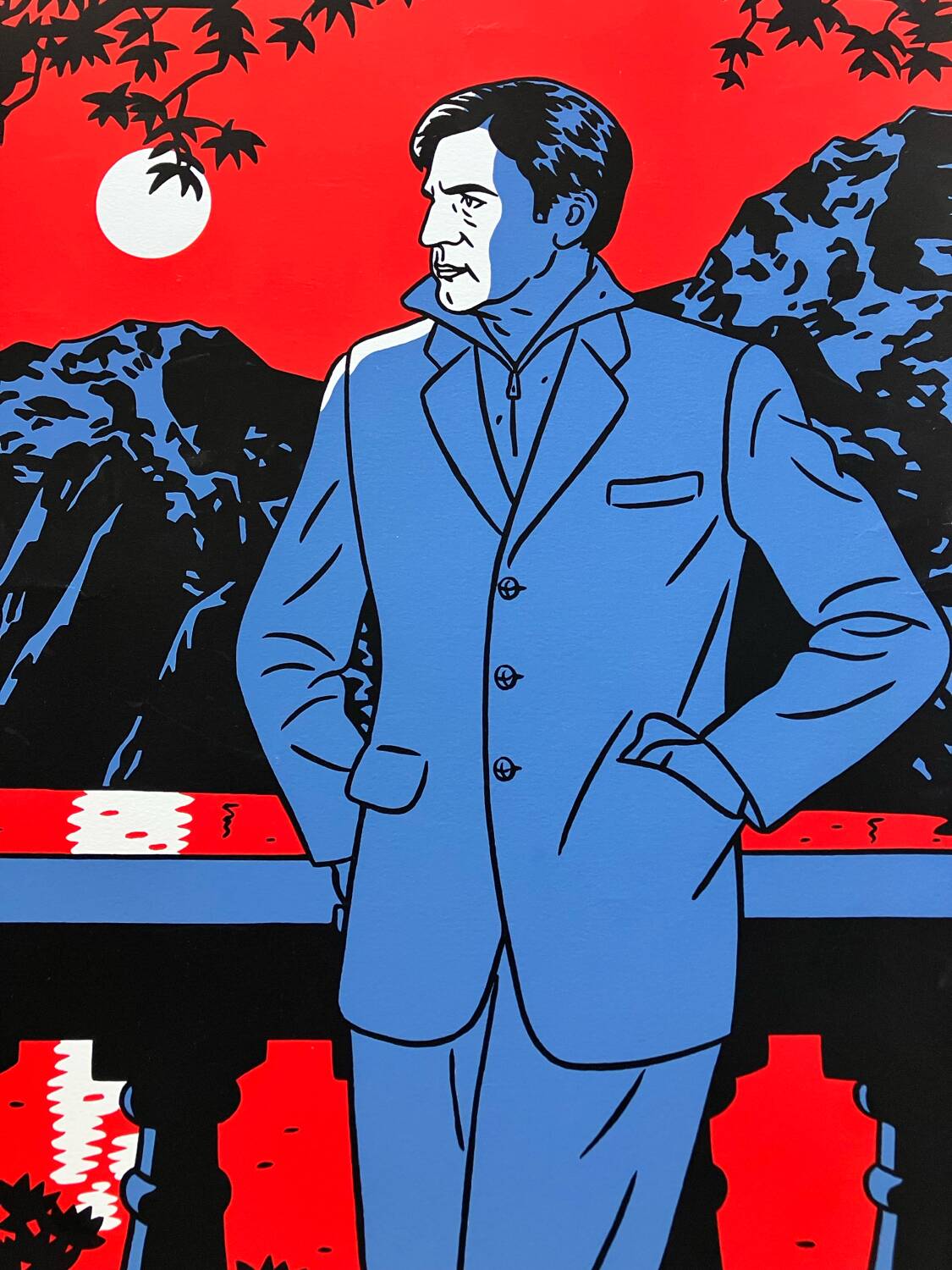 Floc'h signed silkscreen print of the film Petites Coupures by Pascal Bonitzer