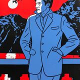 Floc'h signed silkscreen print of the film Petites Coupures by Pascal Bonitzer