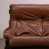 Canapé et fauteuil brutalistes hollandais conçus par Gerard Van den Berg pour Montis, vers 1980