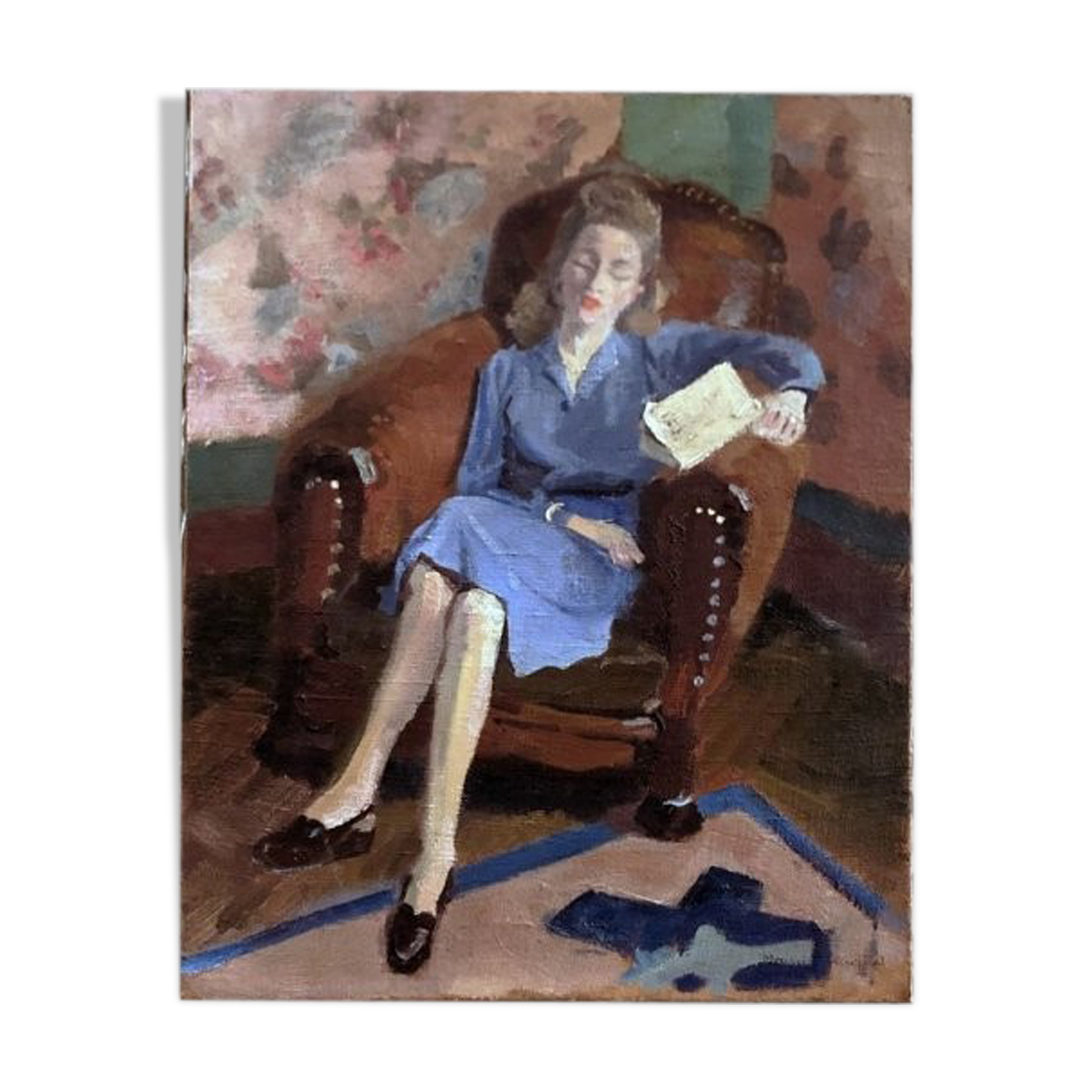 Old table 50's "reading"