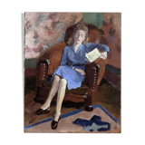 Old table 50's "reading"