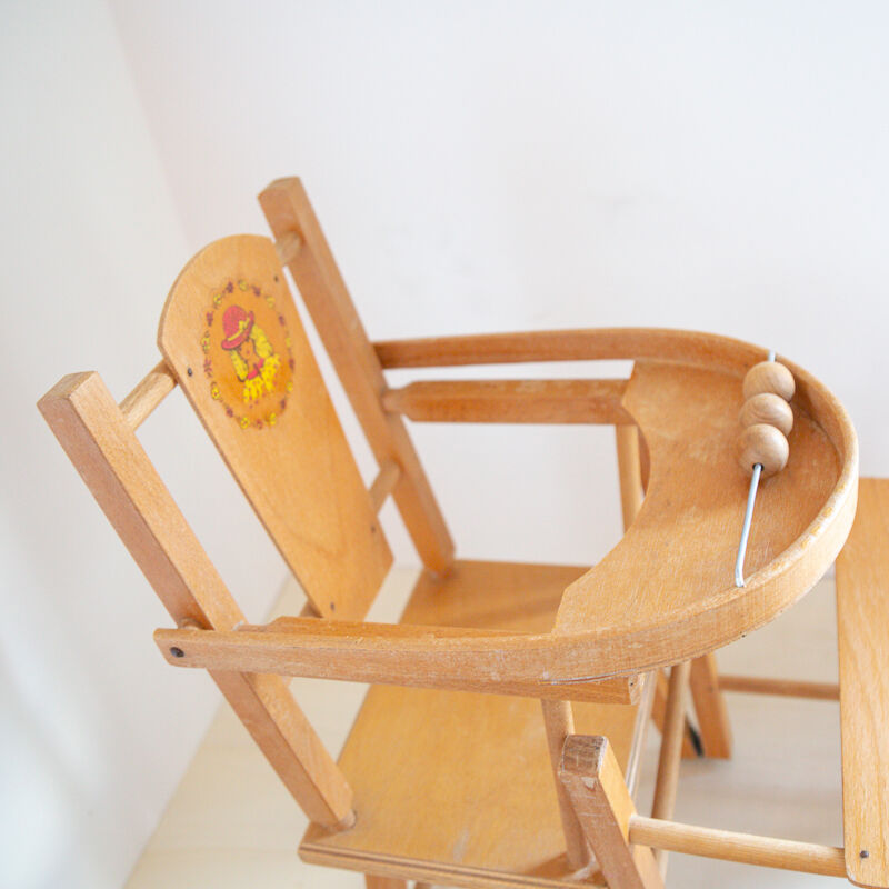Vintage doll high chair