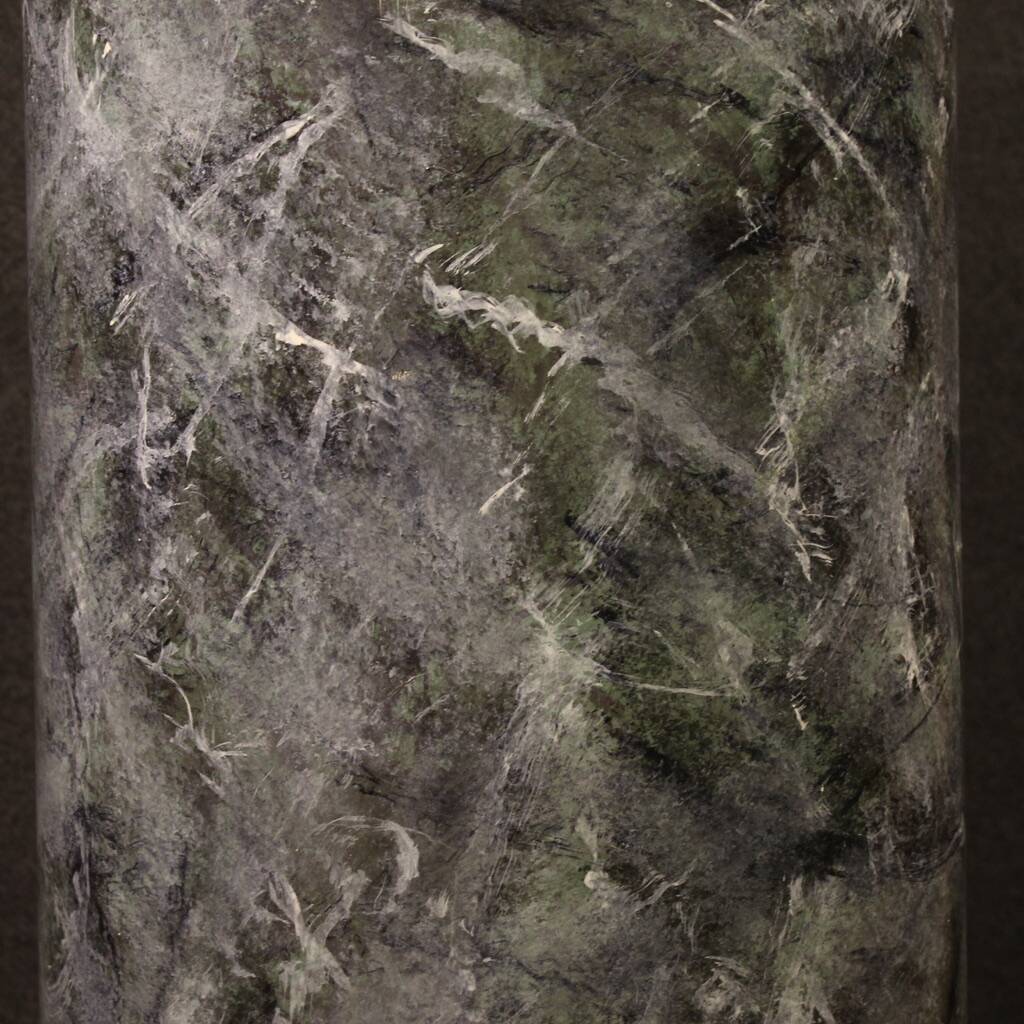 20th century lacquered and painted Italian column