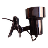 80's black clamp spot lamp