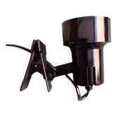 80's black clamp spot lamp