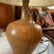 Vintage stoneware lamp