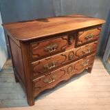 Rustic chest of drawers from the 18th century