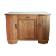 Art-deco buffet in raw oak