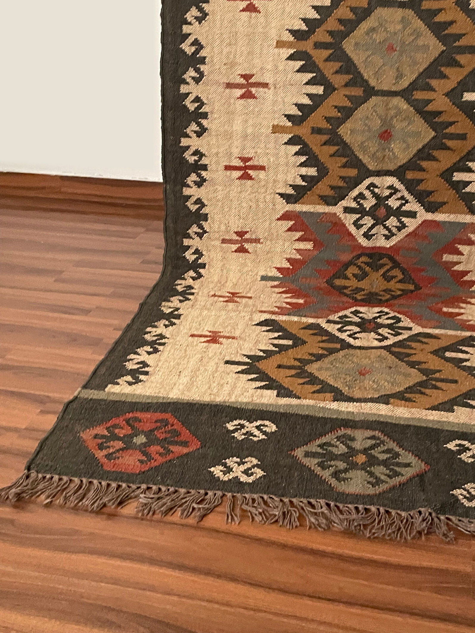 4x10 jute handwoven kilim runner rug, 120 x 300 cm handmade, kelim, carpet, indian.