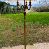 Lampadaire en bronze tripode