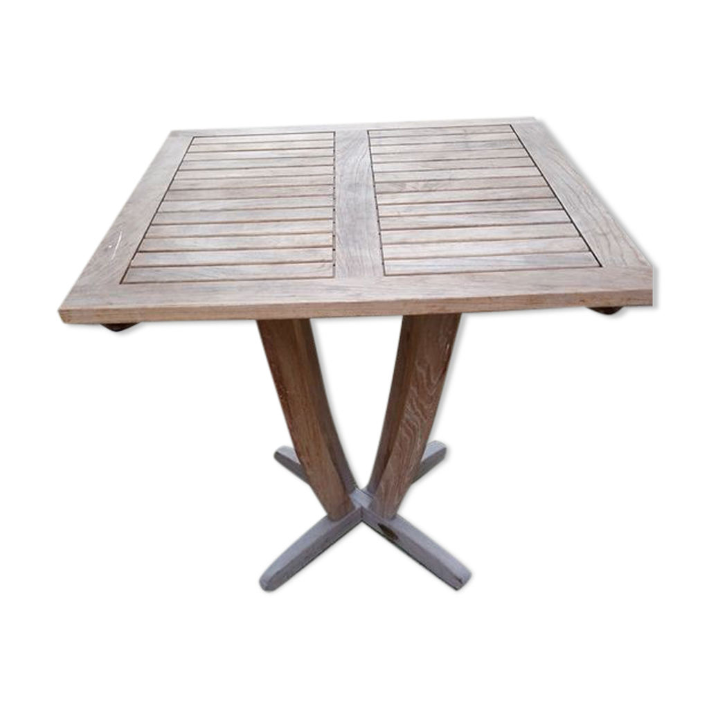 Table jardin en teck massif collection borneo Selency
