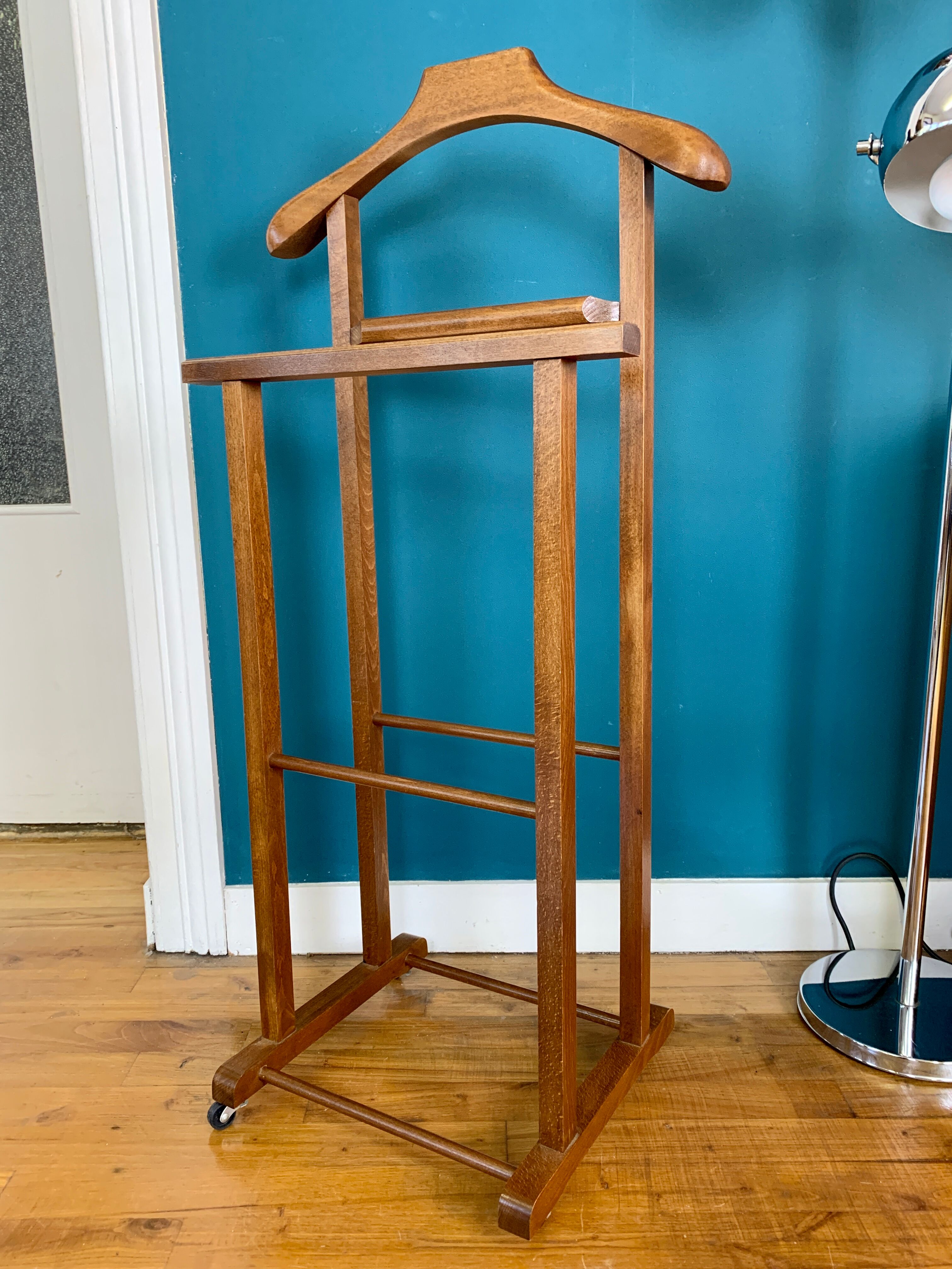 Vintage wooden valet