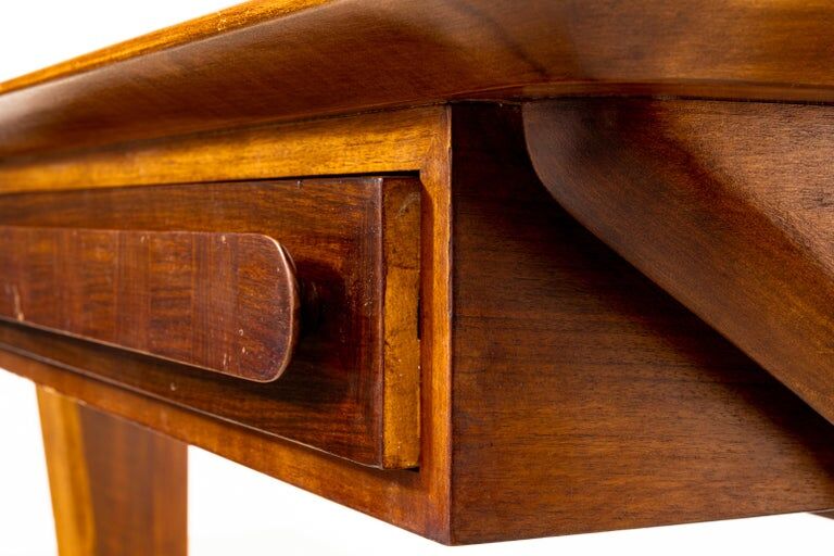 Console Ico Parisi walnut Italy 1950s