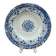 Assiette creuse Jules Vieillard Bordeaux – service Louis Xv