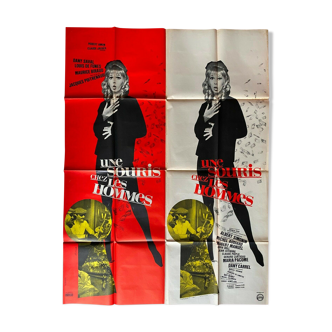 Movie poster "A Mouse in Men" Louis De Funes, Dany Saval 120x160cm 1964