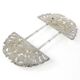 Rococo  tray, silver-plated brass, Denmark, 1960s