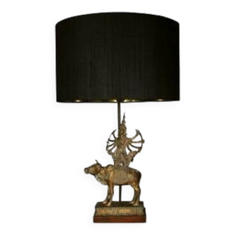 Lampe Shiva en bronze.