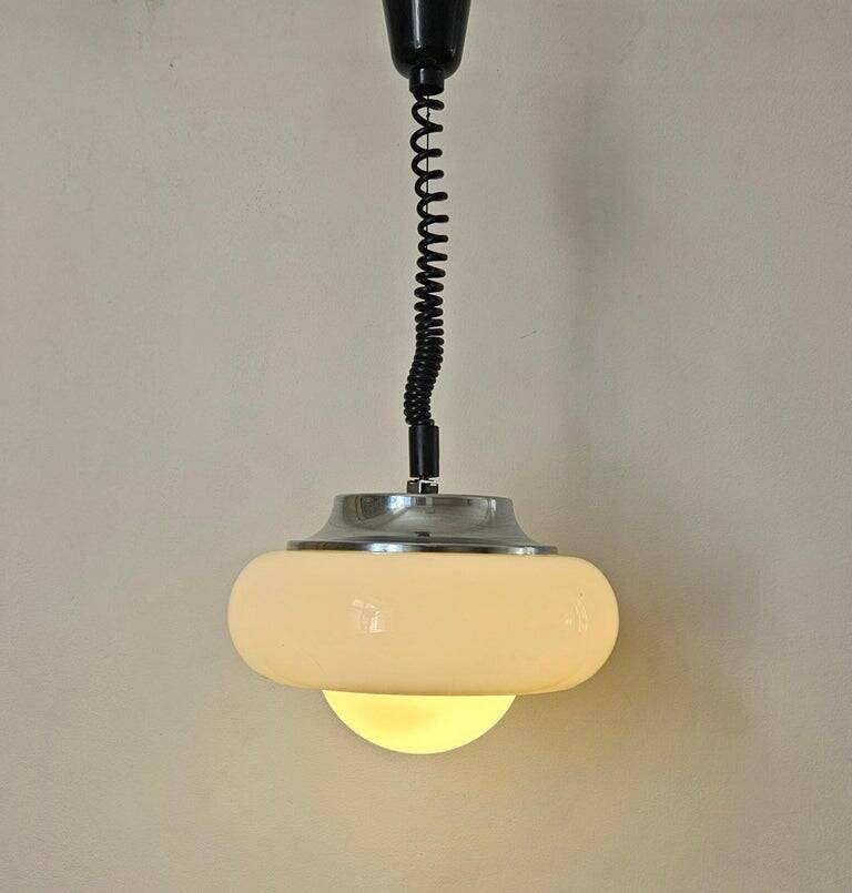 Rare Midcentury Pendant Meblo, Space Age, Harvey Guzzini, Italy, 1970s