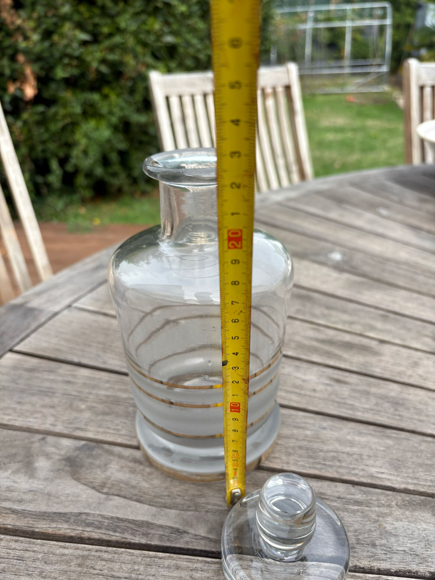Vintage glasses and carafe