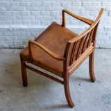 Ole Wanscher Model 1675 in Oak, Fritz Hansen, 1940s Denmark